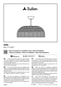 Notice SULION ATENA Ventilateur