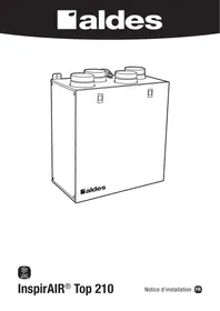 Notice ALDES AURA 210 - INSPIRAIR TOP 210 VMC double flux