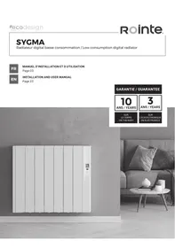 Notice ROINTE SYGMA II Electric heater