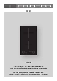 Notice FRIONOR DVM29 Ceramic hob