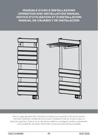 Notice DELTACALOR STENDINO FLAT Sèche-serviettes électrique