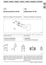 DE DIETRICH AF60 - Régulateur de température