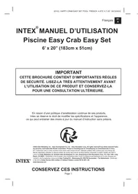 Easy Crab Easy Set INTEX