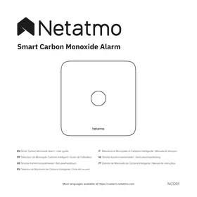 NETATMO NCO-FR - Détecteur de monoxyde de carbone