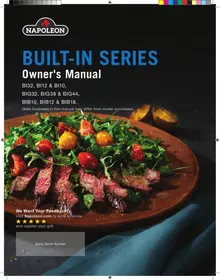 BI32, BI12 & BI10, BIG32, BIG38 & BIG44, BIB10, BIB12 & BIB18 NAPOLEON GRILLS