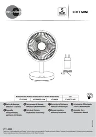 Notice EQUATION LOFT MINI Table fan