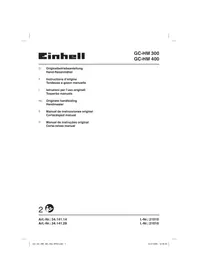 EINHELL GC-HM 300 - GC-HM 400 - Tosaerba manuale