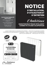 Notice LE RADIATEUR FRANCAIS AMBITIEUX Radiateur électrique