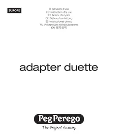 PEG PEREGO ADAPTATEUR DUETTE - Kinderwagen
