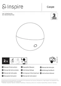 Notice INSPIRE CASPE Boule piscine Led flottante