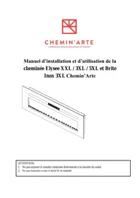 Notice CHEMINARTE ÉLYSéE XXL Cheminée électrique