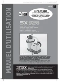 INTEX SX925 - Filtre à sable pour piscine
