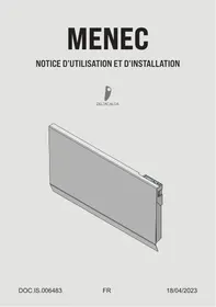 Notice DELTACALOR MENEC Radiateur électrique