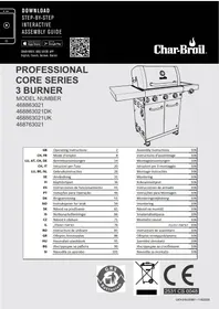CHAR BROIL BLACK CORE B3 - Barbecue à gaz