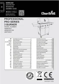 CHAR BROIL PRO INOX S3 - 468963021 - 468963021DK - 468793021 - Barbecue à gaz