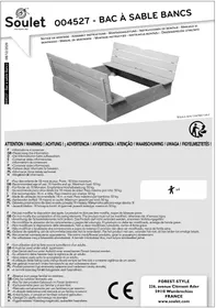 Notice SOULET 4527 Bac à sable