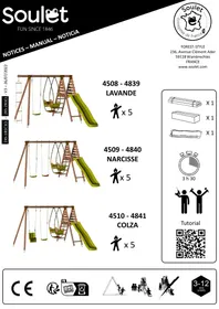 Notice SOULET LAVANDE - NARCISSE - COLZA Portique