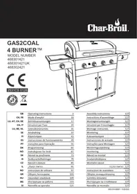 CHAR BROIL GAS2COAL - 468301421 - 468301421UK - 468302421 - Barbecue