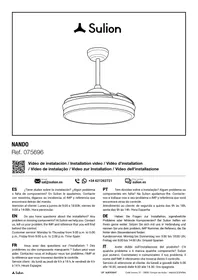Notice SULION NANDO Ventilateur