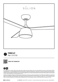Notice SULION FUNGO Ventilateur