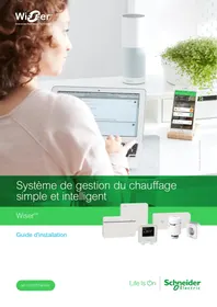 Notice SCHNEIDER ELECTRIC ZIGBEE 13A WISER Prise connectée