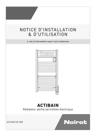 Notice NOIROT ACTIBAIN Sèche-serviettes électrique