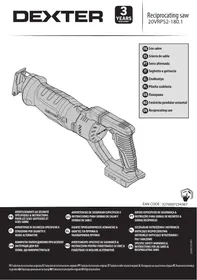 Notice DEXTER 20VRPS2-180.1 Бездротова сабельна пила