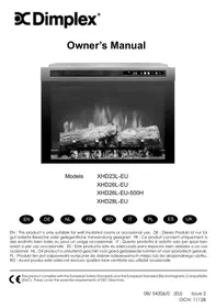 BALANCE DIMPLEX - XHD23L-EU  XHD26L-EU  XHD26L-EU-500H  XHD28L-EU DIMPLEX