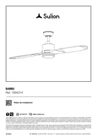 SULION BAMBU - Ventilateur