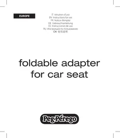 PEG PEREGO Adaptateur pliable pour siège auto - Kinderwagen