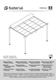 Notice NATERIAL OMEGA Pergola