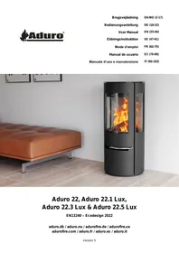 ADURO Aduro 22, Aduro 22.1 Lux, Aduro 22.3 Lux &amp; Aduro 22.5 Lux - Brændeovn