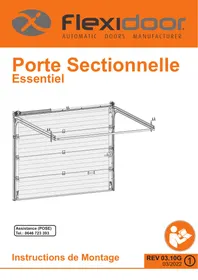 Notice FLEXIDOOR PORTE GARAGE SECT.MOTO Porte de garage
