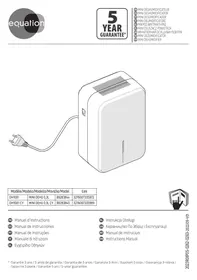 Notice EQUATION DH1001 - DH1001-CY - JDH-C031-NM Déshumidificateur