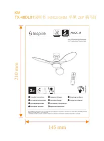 Notice INSPIRE AMOS Ventilateur