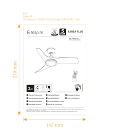 Notice INSPIRE ARUBA + Ventilateur