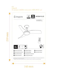 Notice INSPIRE ARUBA + Ventilateur