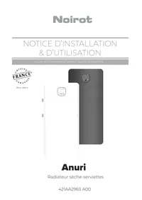 Notice NOIROT ANURI Sèche-serviettes électrique