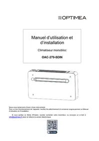 Notice OPTIMEA OAC-270-SDIN Climatiseur