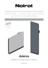 Notice NOIROT ADéNIA Radiateur électrique