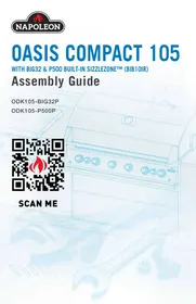 OASIS COMPACT 105 WITH BIG32 & P500 BUILT-IN SIZZLEZONE (BIB10IR) NAPOLEON GRILLS