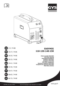 Notice GYS EASYMIG 110-130-140-150 Svářecí stroj