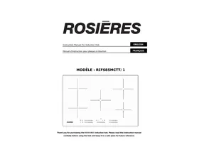 ROSIERES RIFS85MCTT/1 - Plaque à induction