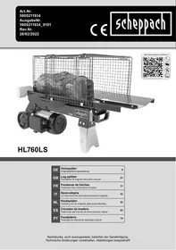 SCHEPPACH HL760LS - Spaccalegna