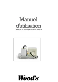 Notice WOODS WDP-01 Pompe de relevage