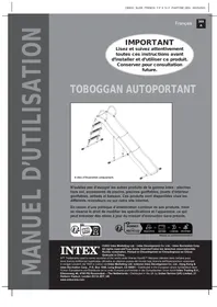 INTEX TOBOGGAN AUTOPORTANT - Toboggan