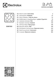 Notice ELECTROLUX EIS87583 Plită de gătit
