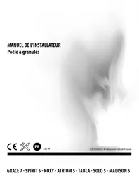 Notice FREEPOINT GRACE 7 - SPIRIT 5 - ROXY - ATRIUM 5 - TABLA - SOLO 5 - MADISON 5 Poêle à granulés