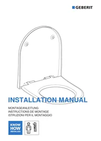 Notice GEBERIT G500 COMPACT RIMFREE WC suspendu