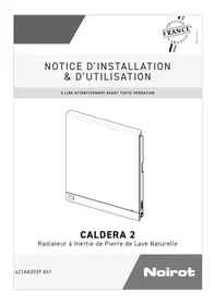 Notice NOIROT CALDERA 2 Radiateur électrique